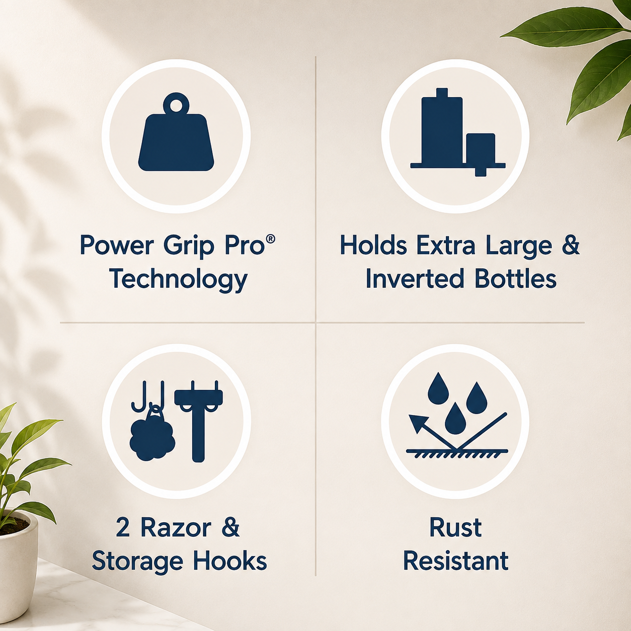L-Shape Shower Storage Basket