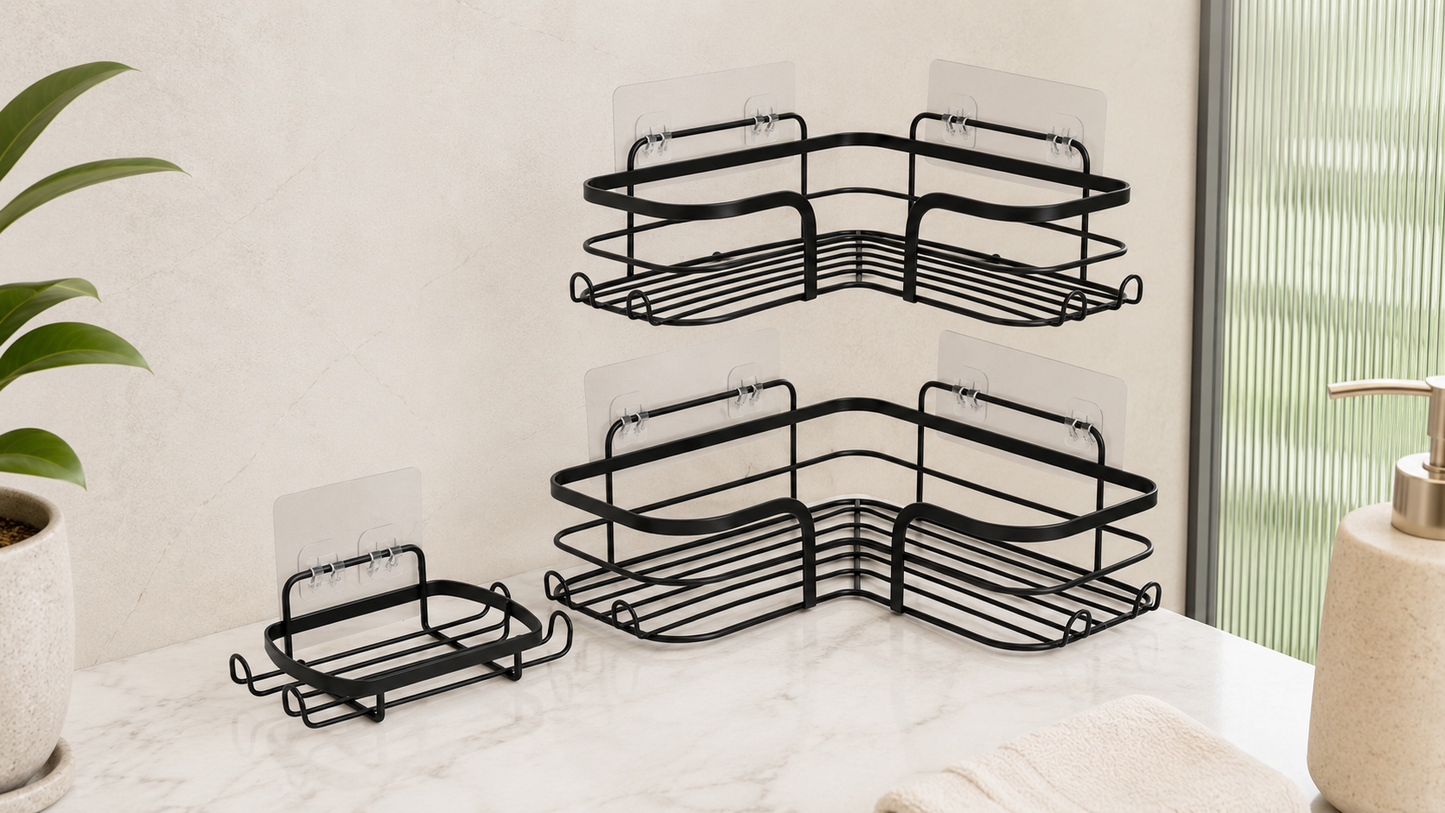 3-Piece Corner Shelf Set