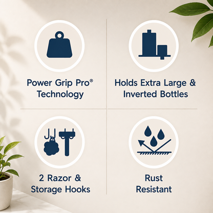 L-Shape Shower Storage Basket