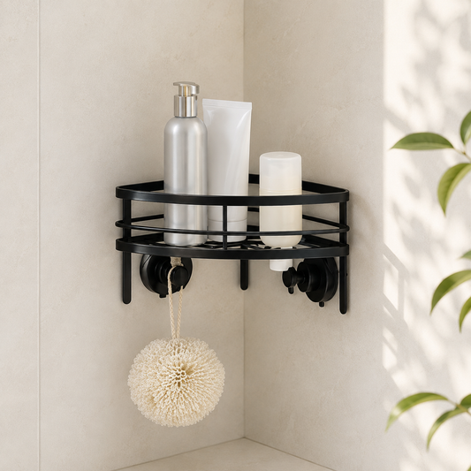 Corner Suction Shower Caddy