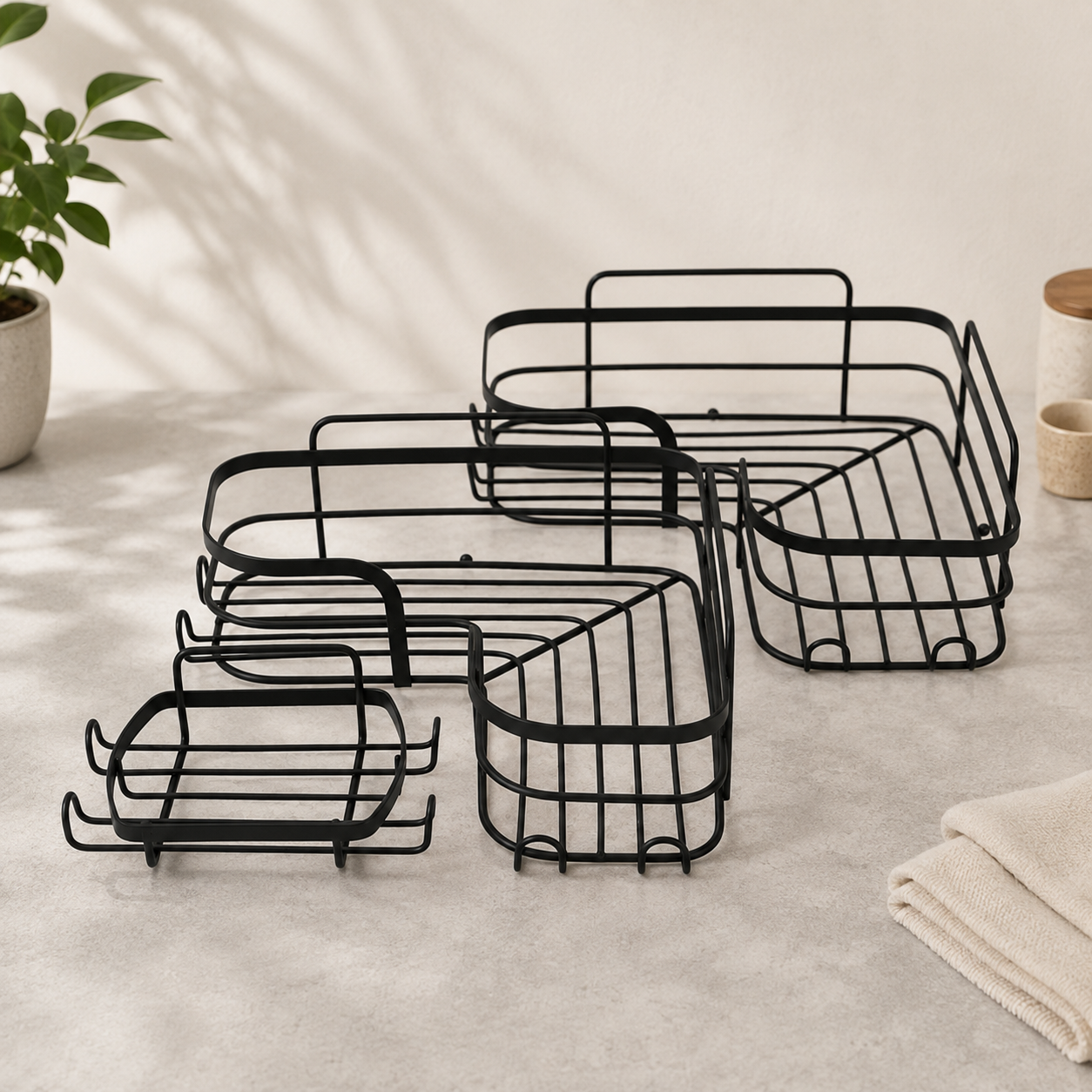 3-Piece Corner Shelf Set