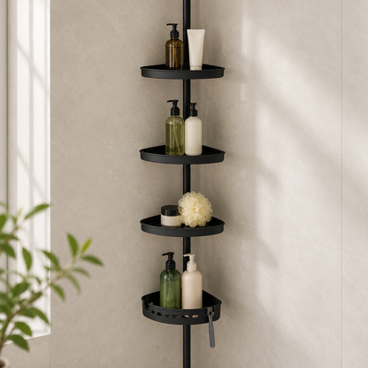 4-Tier Tension Shower Caddy